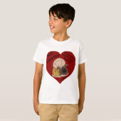 Warm, wazig gevoel! Hart T-shirt (Voorkant volledig)