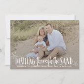 Warm Weer Kerst Kaart Vakantie Kaart (Voorkant)