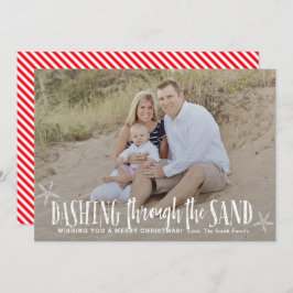 Warm Weer Kerst Kaart Vakantie Kaart