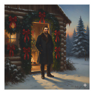 Warm Welcome: Eastman Johnson Holiday Glow Foto Afdruk