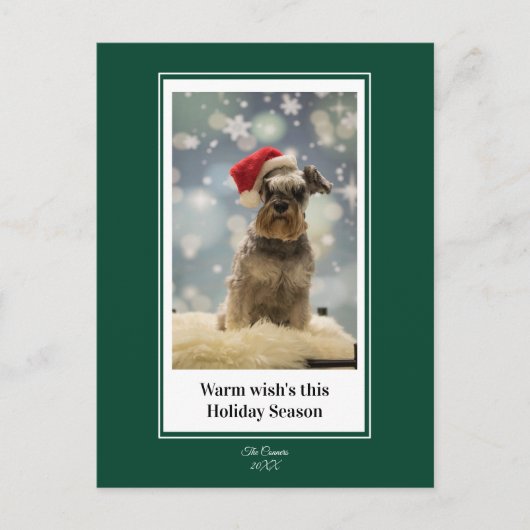 Warm Wens dit vakantieseizoen briefkaart (Voorkant)