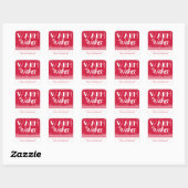 Warm Wensen Gepersonaliseerde vakantie Stickers /  (Vel)