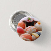 Warm & Whimsical Sushi – Laptop Sleeve by SUSHIMI Ronde Button 3,2 Cm (Voorkant /achterkant)