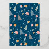 Warm wil 3 Foto Collage Folie Feestdagenkaart (Achterkant)