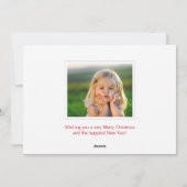 Warm wint dit feestdagverblijf met handschrift feestdagenkaart (Achterkant)