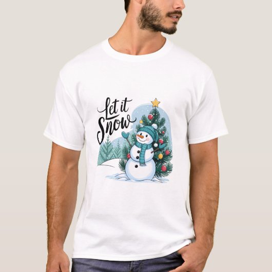 Warm winter cozy designs for festive times t-shirt (Voorkant)