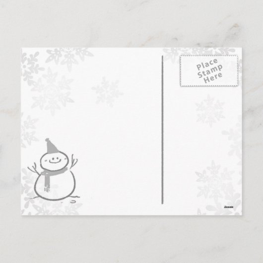 Warm Winter Feestdagenkaart (Achterkant)