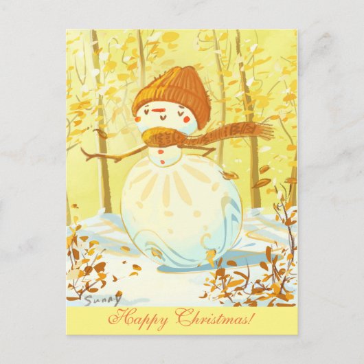 Warm Winter Feestdagenkaart (Voorkant)