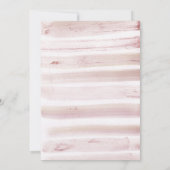 Warm Winter Orchid Wedding Invitation Kaart (Achterkant)