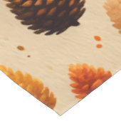 Warm winter pinecones patroon tafelkleed (Gekanteld)