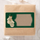 Warm Winter WEERT feestelijke kerstmis Etiket (Insitu)