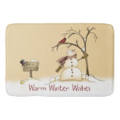 Warm Winter Wishes Bath Mat (Voorkant)