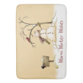 Warm Winter Wishes Bath Mat (Voorkant Verticaal)