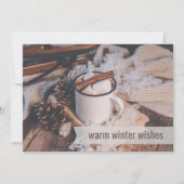 Warm Winter Wishes Business Prettige feestdagen Ka Kaart (Voorkant)