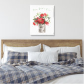 Warm Winter Wishes Canvas Afdruk (Insitu (Slaapkamer))