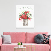 Warm Winter Wishes Canvas Afdruk (Insitu (Woonkamer))