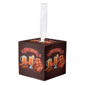 Warm Winter Wishes Decoratie (Voorkant hoekig)