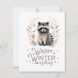 Warm Winter Wishes Feestdagenkaart