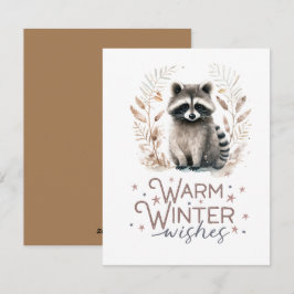 Warm Winter Wishes Feestdagenkaart