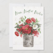 Warm Winter Wishes Feestdagenkaart (Voorkant)