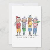 Warm Winter Wishes Kaart (Voorkant)