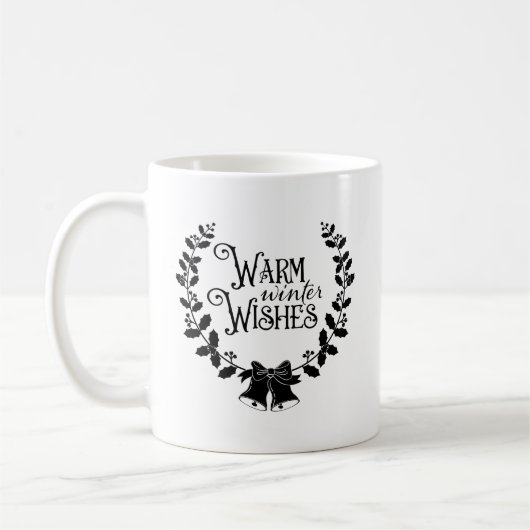 Warm Winter Wishes Kerstmis Mok (Links)