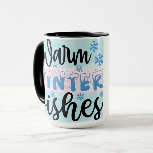 Warm Winter Wishes Mok (Voorkant links)