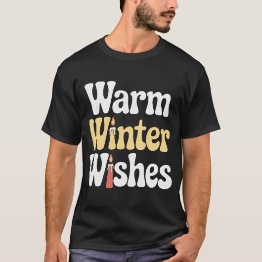 Warm Winter Wishes Tee T-shirt (Voorkant)