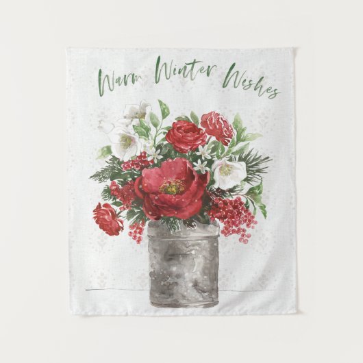 Warm Winter Wishes Wandkleed (Voorkant)