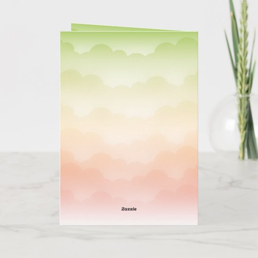 Warm winterwensen Kerstvakantie Kaart (Achterkant)