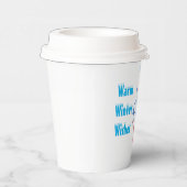 Warm winterwensen papieren bekertje bekers (Rechts)