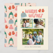 Warm Wish Feestdagenkaart (Voorkant / Achterkant)