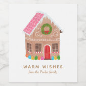 Warm Wish Wijn Etiket (Enkel label)