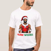 Warm Wishes Afro Man T-shirt (Voorkant)