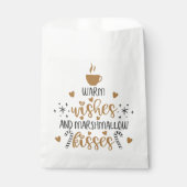 Warm Wishes and Marshmallow Kisses  Bedankzakje (Voorkant)