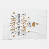 Warm Wishes and Marshmallow Kisses  Theedoek (Horizontaal)