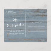 Warm Wishes Coastal Beach Florida Feestdagenkaart (Achterkant)