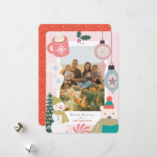 Warm Wishes Cocoa Mittens Foto Feestdagenkaart