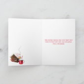 Warm Wishes Cookies in Cocoa Gingerbrood Kerstmis Feestdagen Kaart (Binnen)