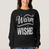 Warm Wishes Festive Winter Sweatshirt (Voorkant)