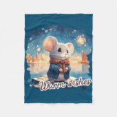 warm wishes fleece deken (Voorkant)
