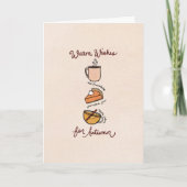 Warm Wishes for Autumn Greeting Card Kaart (Voorkant)