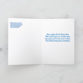 Warm Wishes for the Holidays Folded Greeting Card Kaart (Binnen)