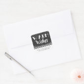 Warm Wishes Gepersonaliseerde vakantie Stickers / (Envelop)