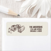 Warm Wishes Holiday Essentials Address Label (Insitu)