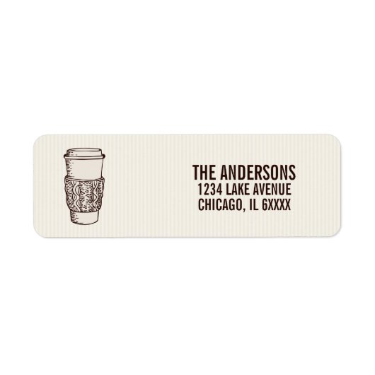 Warm Wishes Holiday Essentials Address Label (Voorkant)