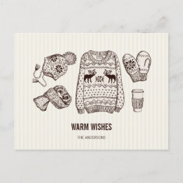 Warm Wishes Holiday Essentials Briefkaart