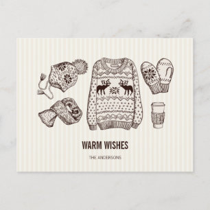 Warm Wishes Holiday Essentials Briefkaart