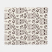 Warm Wishes Holiday Essentials Fleece Deken (Voorkant (Horizontaal))