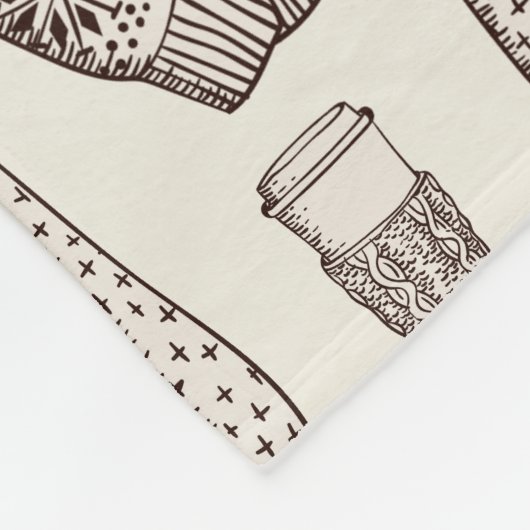 Warm Wishes Holiday Essentials Fleece Deken (Hoek)